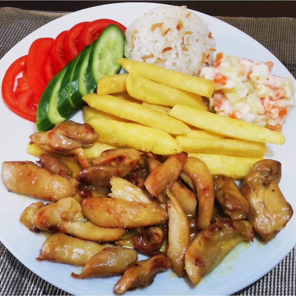 Köri Soslu Tavuk Set