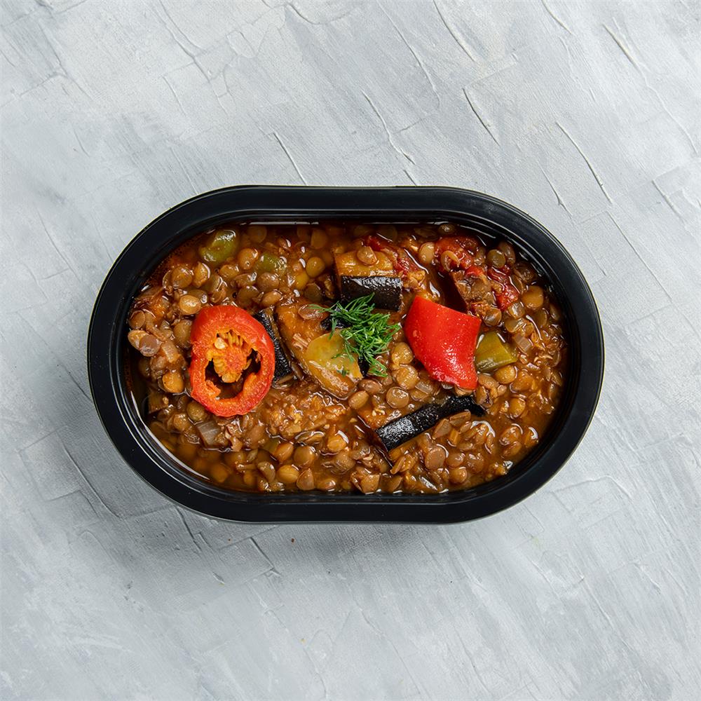 Patlıcanlı Yeşil Mercimek (Mahluta)