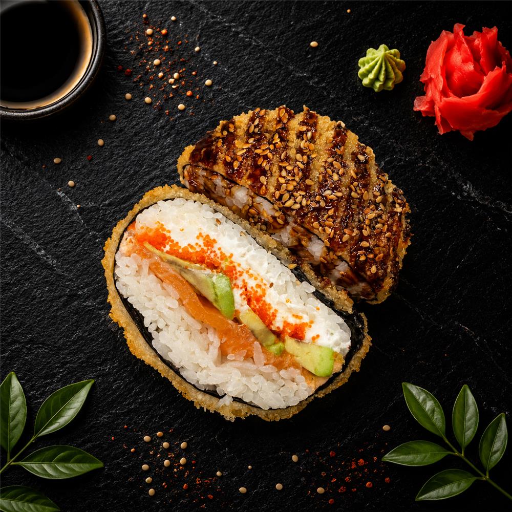 250. Somon Sushi Burger