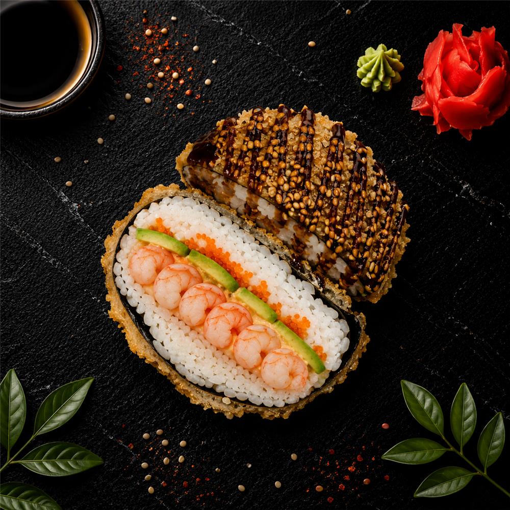 251. Shrimp Sushi Burger