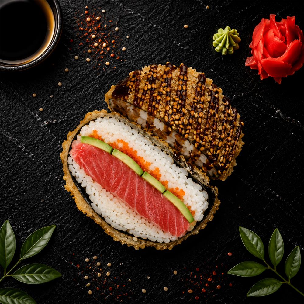 253. Tuna Sushi Burger