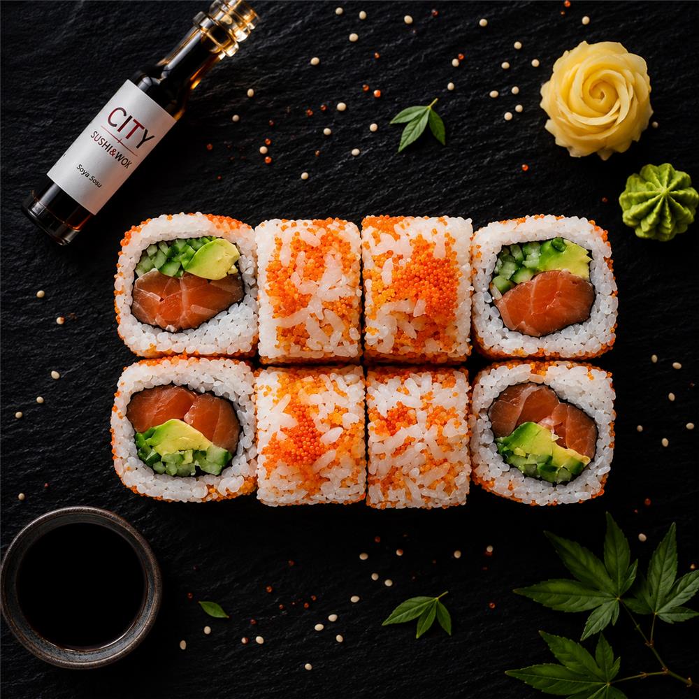 401. California Salmon Roll (8 Adet)