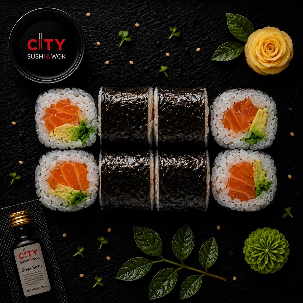 435. Avokado Sake Maki Roll (8 Adet)