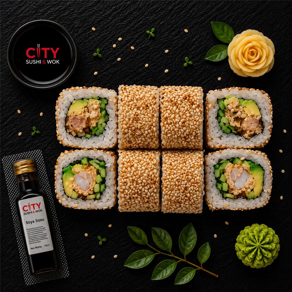 653. Cruchy Sesame Roll (8 Adet)