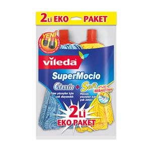 Vileda Supermocio Classic + Soft Paspas 2'li Paket