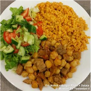 Etli Nohut + Bulgur Pilavı + Salata
